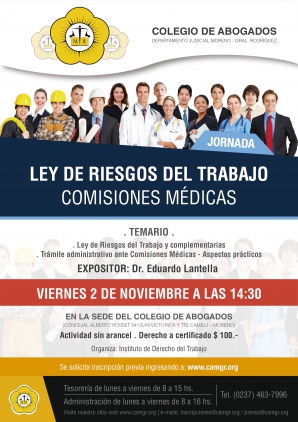 LEY DE RIESGOS DEL TRABAJO COMISIONES MÉDICAS